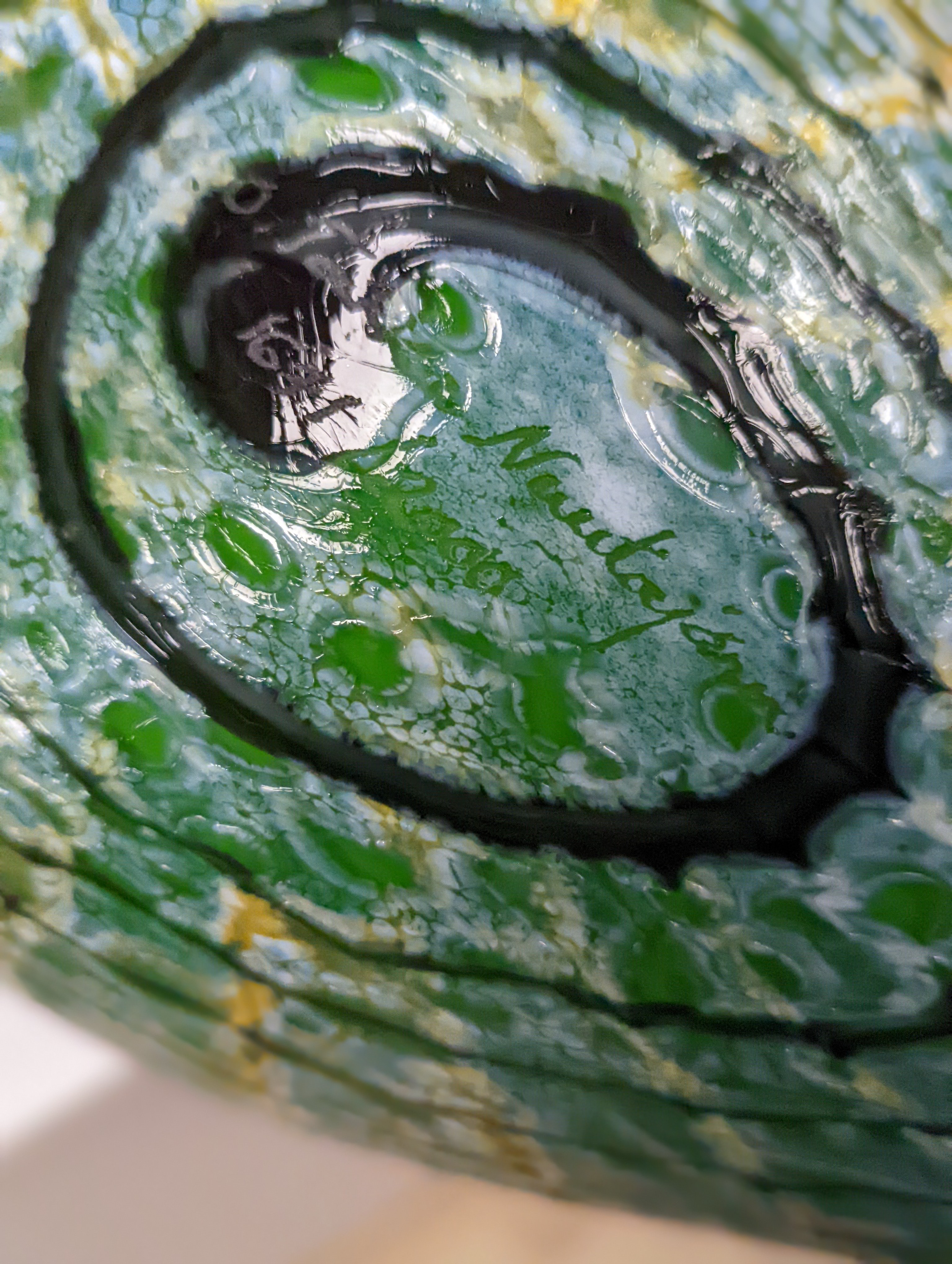 Seven Olive Toikka for littala studio glass birds, owl 26cm